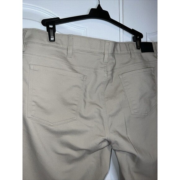 Calvin Klein Men's Stretch Tech 5-Pocket Pant Khaki Tan 40 x 32 Stretch Waist - Picture 8 of 16